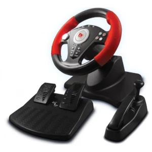 Kompatibelt racerrat med gear og pedaler til PS3, PS2 og PC