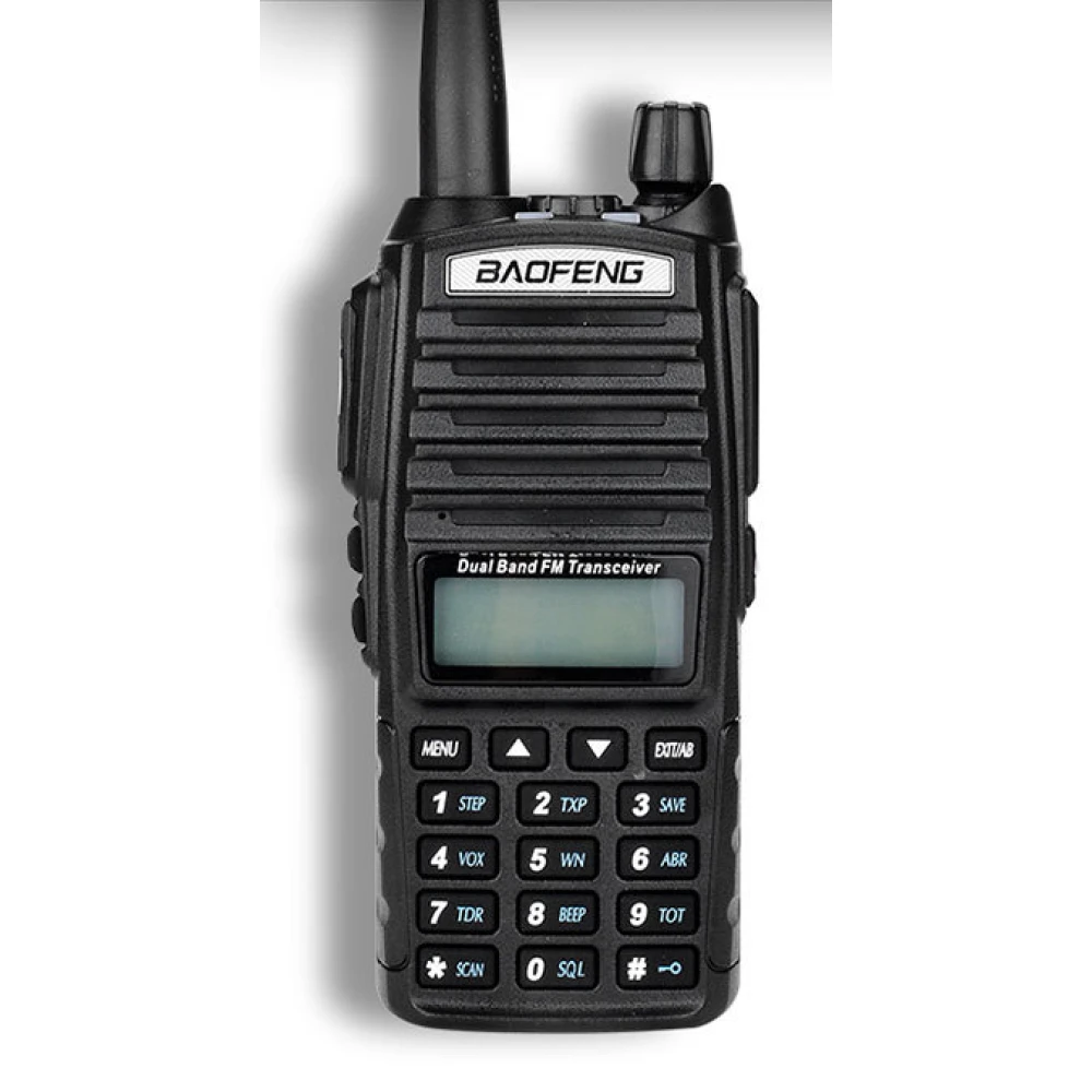 Baofeng UV82 walkie talkie med dobbelt taleknap og høj effekt