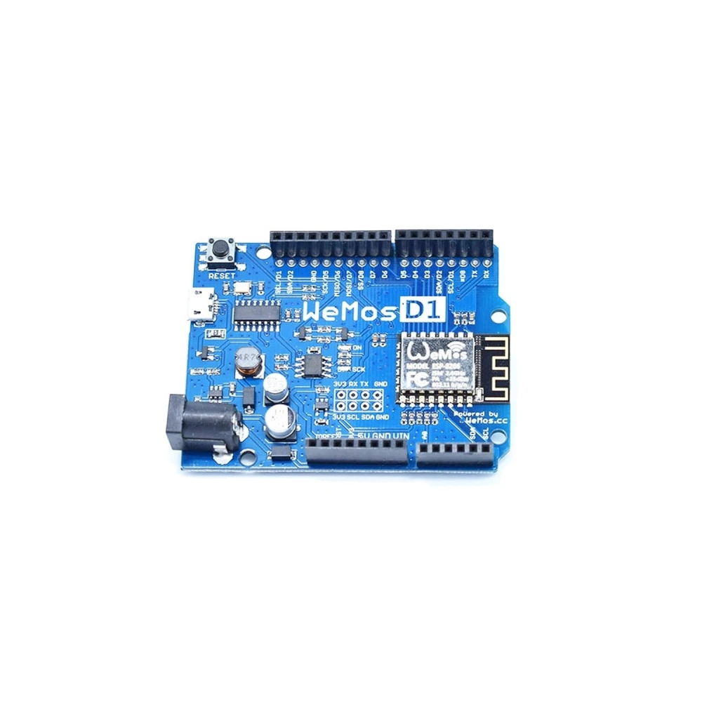 Wemos D1 R2 WiFi ESP8266 - Udviklingskort kompatibelt med Arduino Uno