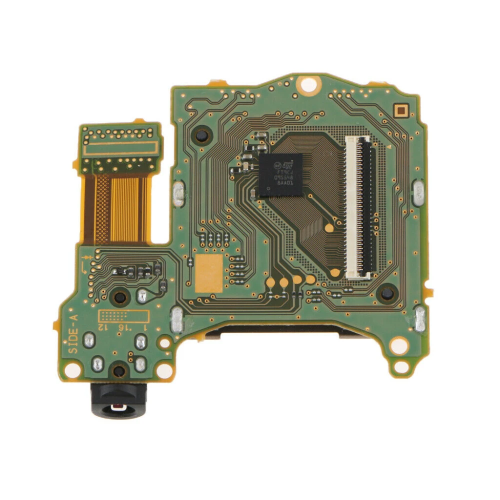 Nintendo Switch læserstik med hovedtelefonudgang og cartridge-slot