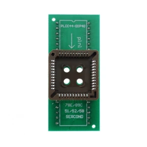 PLCC44 til DIP40 programmeringssocket kompatibel med satkit-programmere
